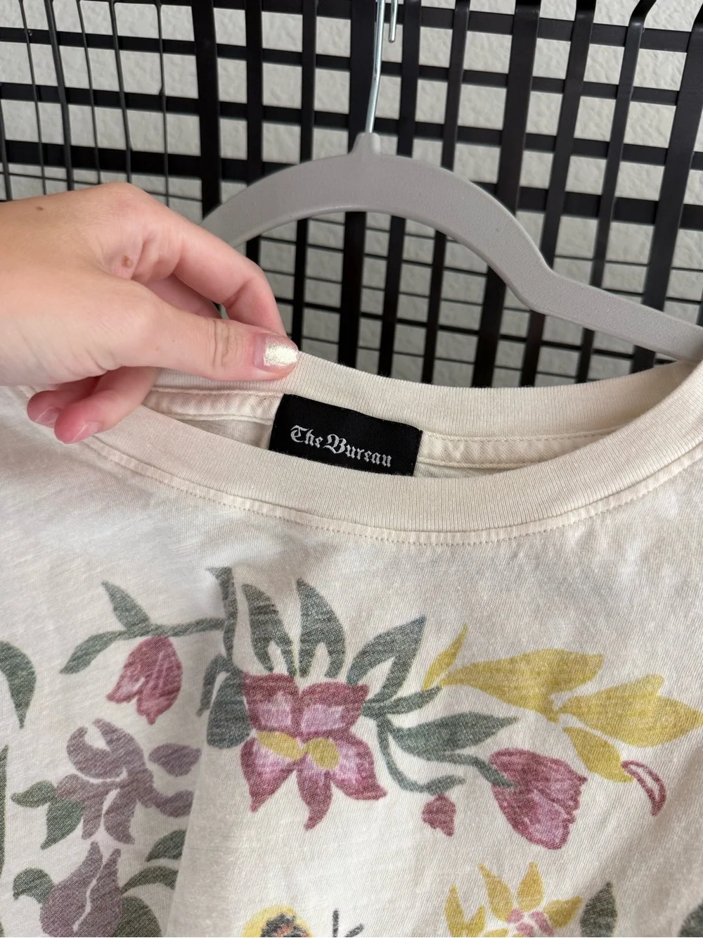 Free people the Bureau secret garden tee